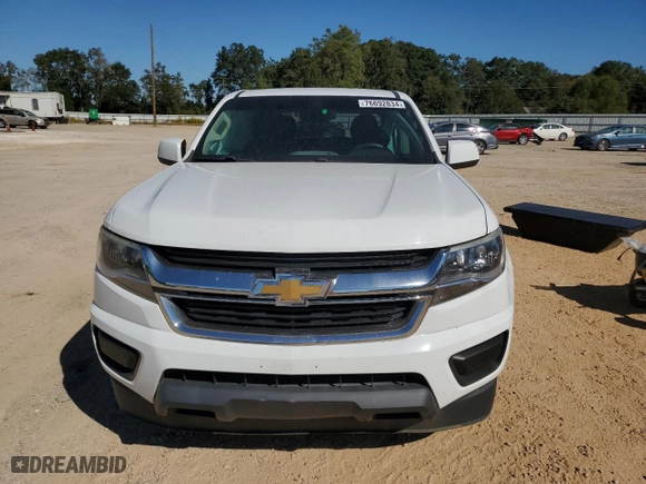 2017 Chevrolet Colorado 2WD WT with VIN 1GCGSBEA2H1193036, listed as a Copart auction lot 76692834 with 0 mi miles and Salvage Title. Bid and sale history available at carsss.com. Image 5.