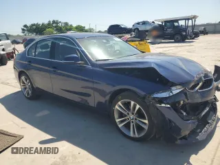 2017 BMW 3 Series 330i with VIN WBA8B9G55HNU50550, listed as a Copart auction lot 52237175 with Not Provided miles and Salvage Title. Bid and sale history available at DreamBid. Image 4.