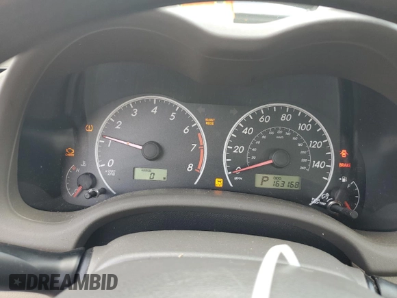 2010 Toyota Corolla with VIN 2T1BU4EE3AC315245, listed as a Copart auction lot 61336985 with 163,168 mi miles and Salvage title. Bid and sale history available at DreamBid. Image 9.