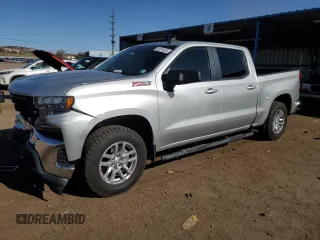 2020 Chevrolet Silverado 1500 LT with VIN 3GCUYDED8LG420960, listed as a Copart auction lot 52071615 with 74,568 mi miles and Salvage Title. Bid and sale history available at DreamBid. Image 1.