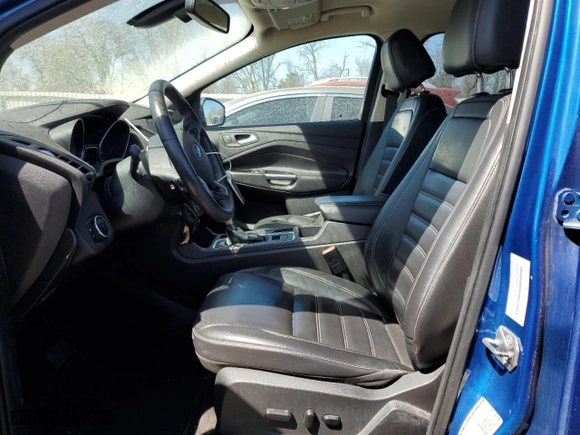 2017 Ford Escape Titanium with VIN 1FMCU0J96HUD38047, listed as a Copart auction lot 49049085 with 173,254 mi miles and Salvage Title. Bid and sale history available at carsss.com. Image 7.