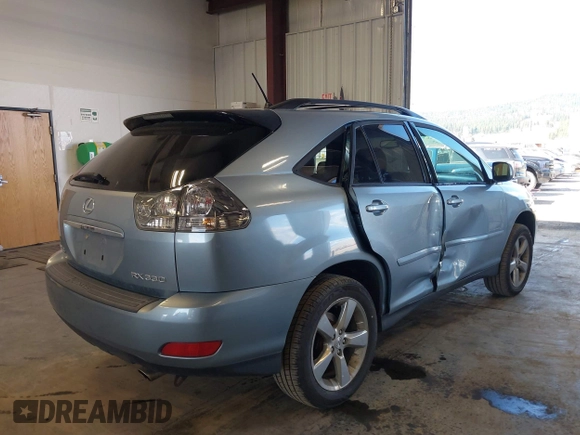 2005 Lexus RX 330 with VIN JTJGA31U450049690, listed as a IAAI auction lot 42100979 with 150,475 mi miles and . Bid and sale history available at DreamBid. Image 4.