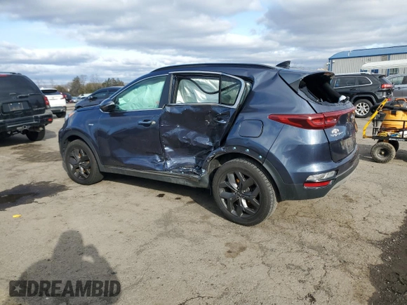 2020 Kia Sportage S with VIN KNDP6CAC7L7678764, listed as a Copart auction lot 50340115 with 0 mi miles and Salvage Title. Bid and sale history available at carsss.com. Image 2.