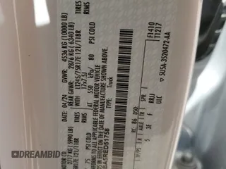 2024 Ford F-250 XL с VIN 1FT7W2BA5RED51758, выставлен на аукционе Copart как лот 53159455 с пробегом 1 623 миль миль и Списание • Salvage title. История ставок и продаж доступна на DreamBid. Изображение 14.