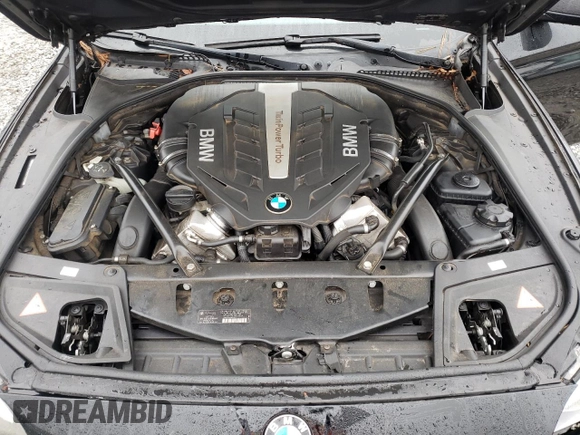 2013 BMW 5 Series 550i xDrive with VIN WBAFU9C53DDY70914, listed as a Copart auction lot 43546435 with 144,165 mi miles and Salvage Title. Bid and sale history available at carsss.com. Image 11.