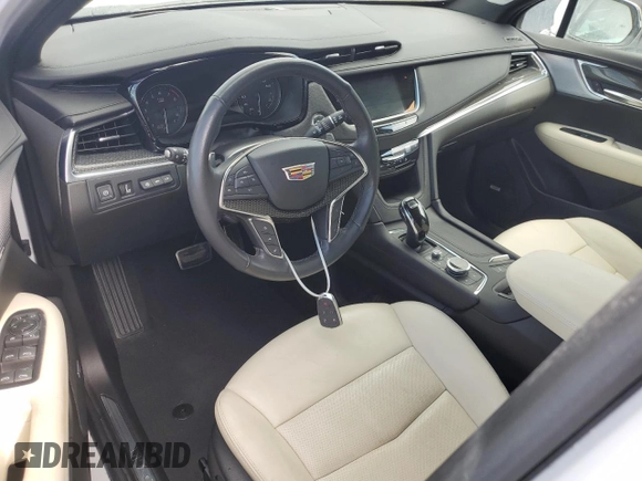 2023 Cadillac XT5 AWD Sport with VIN 1GYKNGRS4PZ191199, listed as a Copart auction lot 74790394 with 17,281 mi miles and Non repairable. Bid and sale history available at DreamBid. Image 8.