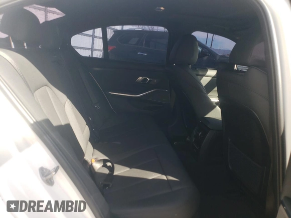 2021 BMW 3 Series M340i with VIN 3MW5U7J02M8B87249, listed as a Copart auction lot 43606975 with 43,373 mi miles and Salvage Title. Bid and sale history available at carsss.com. Image 10.
