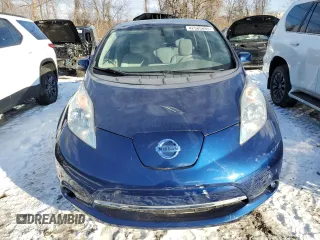 2017 Nissan LEAF S with VIN 1N4BZ0CP8HC305639, listed as a Copart auction lot 42585895 with 21,897 mi miles and Salvage Title. Bid and sale history available at carsss.com. Image 5.