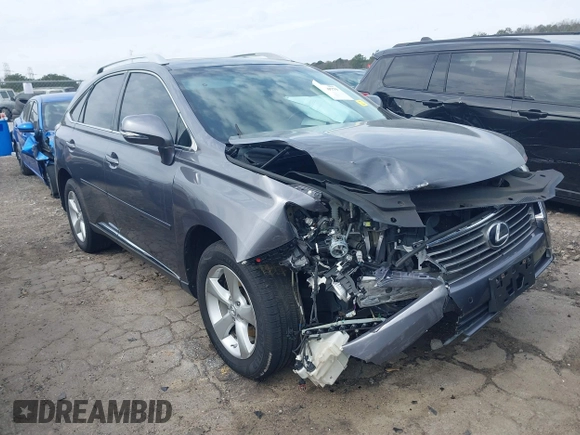 2013 Lexus RX 350 with VIN 2T2BK1BA0DC158182, listed as a IAAI auction lot 41669779 with 125,458 mi miles. Bid and sale history available at carsss.com. Image 1.