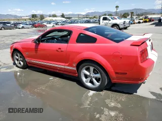 2006 Ford Mustang GT Deluxe with VIN 1ZVHT82H665221722, listed as a Copart auction lot 51848545 with 201,005 mi miles and Salvage Title. Bid and sale history available at carsss.com. Image 2.
