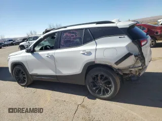 2023 GMC Terrain SLT with VIN 3GKALVEG4PL154145, listed as a Copart auction lot 89008375 with 55,445 mi miles and Salvage Title. Bid and sale history available at carsss.com. Image 2.