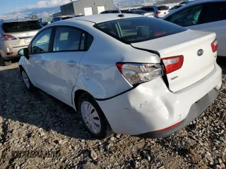 2016 Kia Rio LX with VIN KNADM4A39G6689997, listed as a Copart auction lot 46928295 with 157,187 mi miles and Salvage Title. Bid and sale history available at carsss.com. Image 2.