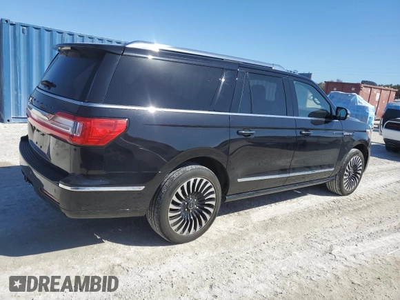 2020 Lincoln Navigator Black Label z VIN 5LMJJ3TTXLEL03828, wystawiony jako Copart lot #77517824 z przebiegiem 46 245 mil mil oraz Szkoda całkowita • Salvage title. Historia ofert i sprzedaży dostępna na DreamBid. Obrazek 3.