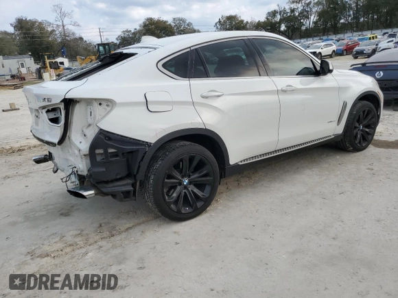2015 BMW X6 xDrive50i with VIN 5UXKU6C55F0F94151, listed as a Copart auction lot 46826775 with 129,925 mi miles and Salvage Title. Bid and sale history available at carsss.com. Image 3.