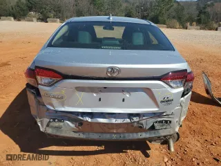2021 Toyota Corolla LE with VIN JTDEPMAE2MJ153868, listed as a Copart auction lot 49850075 with 36,700 mi miles and Salvage Title. Bid and sale history available at carsss.com. Image 6.