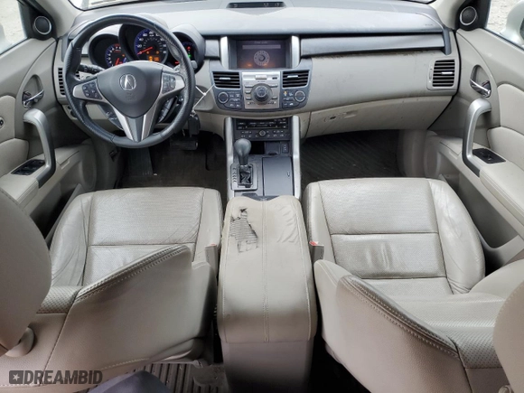 2010 Acura RDX Tech Pkg with VIN 5J8TB1H53AA007650, listed as a Copart auction lot 44454495 with 65,402 mi miles and Salvage Title. Bid and sale history available at carsss.com. Image 8.