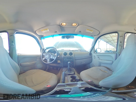 2003 Jeep Liberty Sport with VIN 1J4FK481X3W725304, listed as a Copart auction lot 87003384 with 185,646 mi miles and Salvage Title. Bid and sale history available at DreamBid. Image 12.