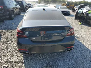 2022 Genesis G70 3.3T with VIN KMTG54TE5NU097499, listed as a Copart auction lot 75570294 with 64,864 mi miles and Salvage Title. Bid and sale history available at carsss.com. Image 6.