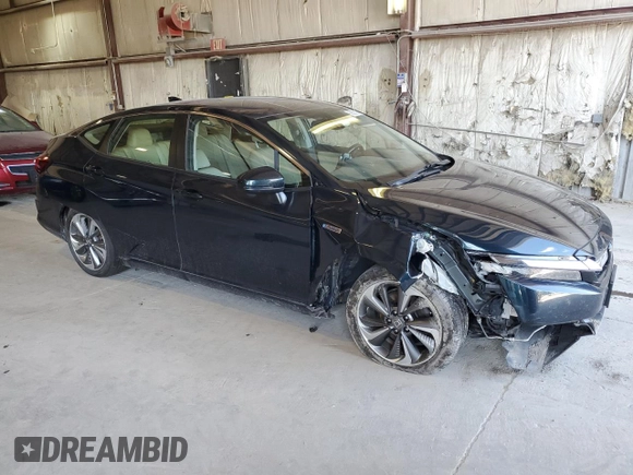2018 Honda Clarity Plug-In Hybrid Touring with VIN JHMZC5F30JC003900, listed as a Copart auction lot 69626184 with 0 mi miles and Salvage Title. Bid and sale history available at carsss.com. Image 4.