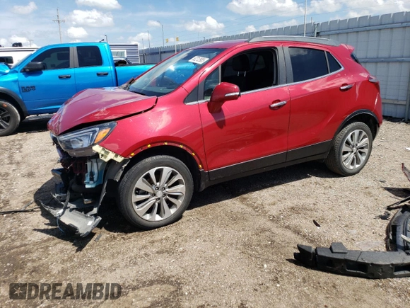 2017 Buick Encore Preferred with VIN KL4CJESB1HB128036, listed as a Copart auction lot 62212985 with Not provided miles and Salvage title. Bid and sale history available at DreamBid. Image 1.