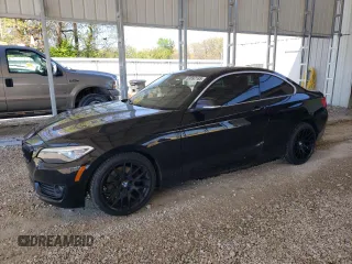 2015 BMW 2 Series 228i with VIN WBA1F9C55FVW98581, listed as a Copart auction lot 53892185 with 129,042 mi miles and Salvage title. Bid and sale history available at DreamBid. Image 1.