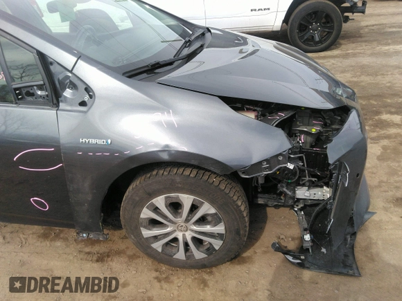2019 Toyota Prius LE with VIN JTDL9RFU9K3009363, listed as a IAAI auction lot 41812912 with 28,442 mi miles and . Bid and sale history available at DreamBid. Image 6.