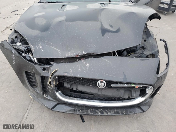 2014 Jaguar F-TYPE V8 S with VIN SAJWA6GL2EMK00826, listed as a Copart auction lot 71626004 with 0 mi miles and Salvage Title. Bid and sale history available at carsss.com. Image 11.