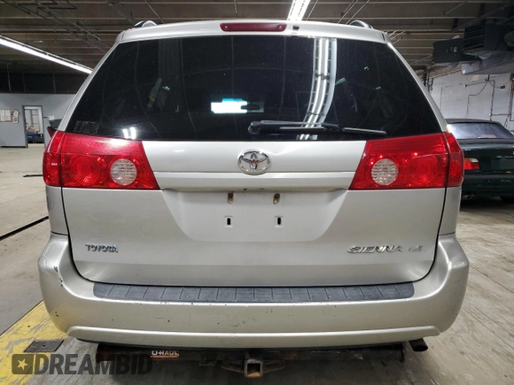 2008 Toyota Sienna with VIN 5TDZK23CX8S143730, listed as a Copart auction lot 51897165 with 195,994 mi miles and Salvage Title. Bid and sale history available at DreamBid. Image 6.