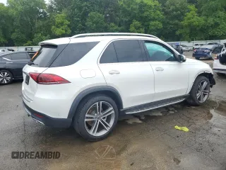 2022 Mercedes-Benz GLE 350 with VIN 4JGFB4JB6NA662836, listed as a Copart auction lot 58397305 with 80,763 mi miles and Salvage title. Bid and sale history available at DreamBid. Image 3.