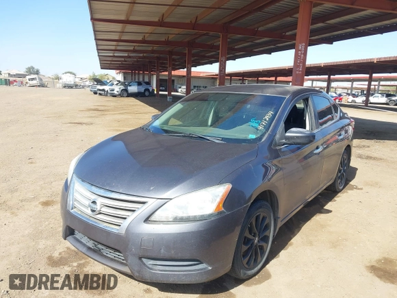 2014 Nissan Sentra S with VIN 3N1AB7APXEL682157, listed as a IAAI auction lot 41712934 with 129,488 mi miles and . Bid and sale history available at DreamBid. Image 2.