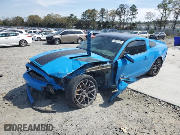 2013 Ford Mustang V6 with VIN 1ZVBP8AM2D5240418, listed as a Copart auction lot 50579625 with 171,998 mi miles and Salvage title. Bid and sale history available at DreamBid. Image 1.