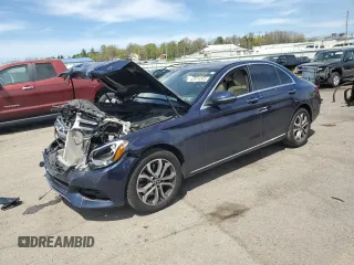 2018 Mercedes-Benz C 300 z VIN WDDWF4KBXJR314448, wystawiony jako Copart lot #53914345 z przebiegiem 107 990 mil mil oraz Szkoda całkowita • Salvage title. Historia ofert i sprzedaży dostępna na DreamBid. Obrazek 1.