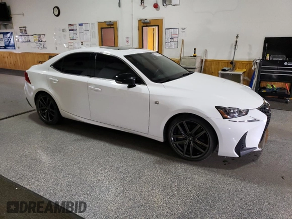 2020 Lexus IS 300 F Sport with VIN JTHG81F27L5043102, listed as a Copart auction lot 48204005 with 20,626 mi miles and Clean title. Bid and sale history available at DreamBid. Image 4.