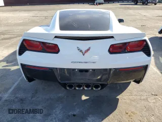 2016 Chevrolet Corvette 1LT with VIN 1G1YB2D7XG5121916, listed as a Copart auction lot 46175055 with 57,624 mi miles and Salvage Title. Bid and sale history available at carsss.com. Image 6.