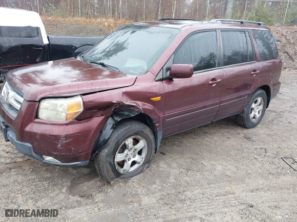 2008 Honda Pilot SE with VIN 5FNYF28358B002741, listed as a IAAI auction lot 41834052 with 248,830 mi miles. Bid and sale history available at carsss.com. Image 17.
