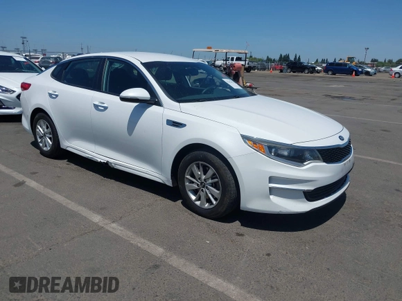 2017 Kia Optima LX with VIN 5XXGT4L30HG136559, listed as a IAAI auction lot 42357073 with 82,292 mi miles and . Bid and sale history available at DreamBid. Image 1.