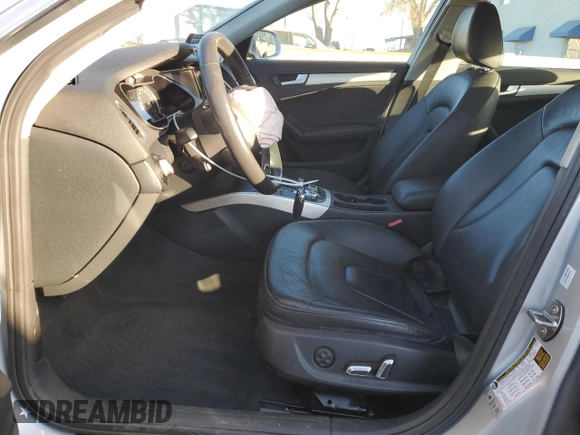 2014 Audi A4 Premium with VIN WAUAFAFL4EN030507, listed as a Copart auction lot 83457514 with 0 mi miles and Salvage Title. Bid and sale history available at carsss.com. Image 7.