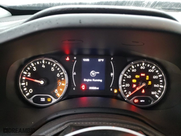 2017 Jeep Renegade Sport with VIN ZACCJAAH3HPF32188, listed as a Copart auction lot 38800074 with 20,688 mi miles. Bid and sale history available at carsss.com. Image 9.