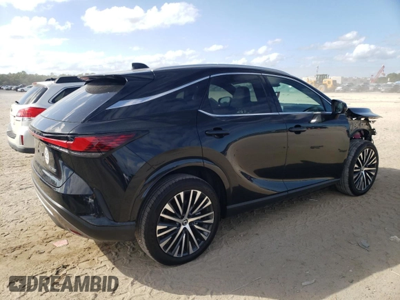 2023 Lexus RX with VIN 2T2BAMBA4PC012229, listed as a Copart auction lot 74215343 with 2,644 mi miles. Bid and sale history available at carsss.com. Image 3.