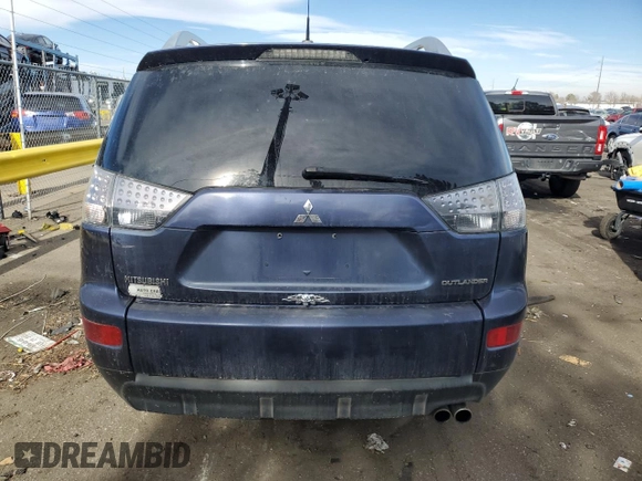 2007 Mitsubishi Outlander XLS with VIN JA4MT41X17Z020320, listed as a Copart auction lot 43949725 with 214,347 mi miles and Salvage Title. Bid and sale history available at carsss.com. Image 6.