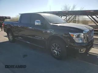 2017 Nissan Titan XD SV with VIN 1N6BA1F43HN567580, listed as a Copart auction lot 72769034 with 97,850 mi miles and Salvage Title. Bid and sale history available at carsss.com. Image 4.