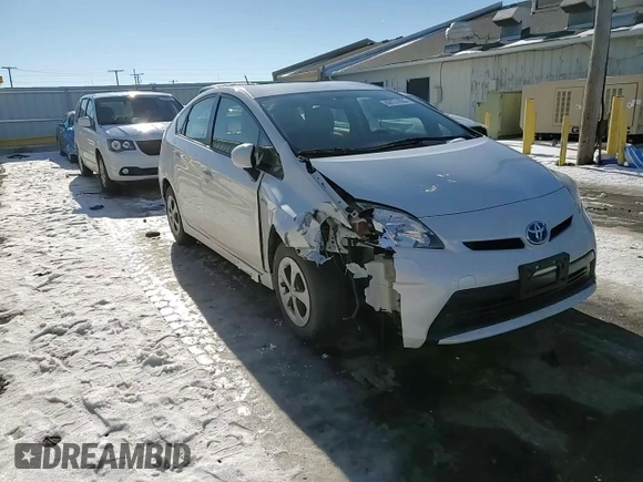 2013 Toyota Prius One with VIN JTDKN3DU6D5628047, listed as a Copart auction lot 89171655 with 150,815 mi miles and Salvage Title. Bid and sale history available at carsss.com. Image 10.