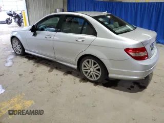 2008 Mercedes-Benz C 300 Sport with VIN WDDGF54X78F044691, listed as a Copart auction lot 51770155 with 67,478 mi miles and Salvage title. Bid and sale history available at DreamBid. Image 2.