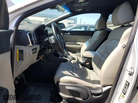 2020 Kia Sportage S with VIN KNDP6CAC2L7667123, listed as a Copart auction lot 53616185 with 42,431 mi miles and Salvage Title. Bid and sale history available at carsss.com. Image 7.