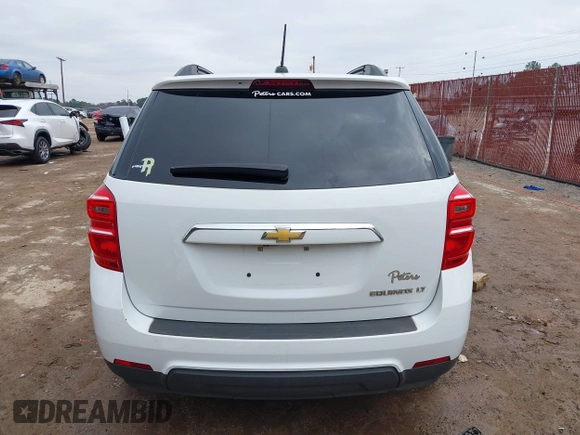 2016 Chevrolet Equinox LT with VIN 2GNALCEK0G1118238, listed as a IAAI auction lot 41596169 with 125,102 mi miles. Bid and sale history available at carsss.com. Image 17.