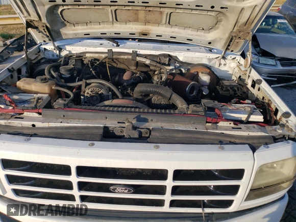 1996 Ford F-250 with VIN 1FTHF25F9TEB05685, listed as a Copart auction lot 78354604 with 222,010 mi miles and Salvage title. Bid and sale history available at DreamBid. Image 11.