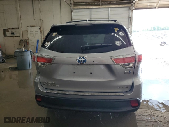 2015 Toyota Highlander Limited with VIN 5TDDCRFH1FS011914, listed as a Copart auction lot 54375325 with 164,661 mi miles and Salvage title. Bid and sale history available at DreamBid. Image 6.