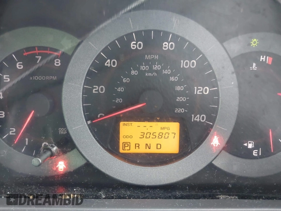 2010 Toyota RAV4 Sport with VIN JTMRF4DV3A5033646, listed as a IAAI auction lot 41915697 with 305,807 mi miles. Bid and sale history available at carsss.com. Image 7.