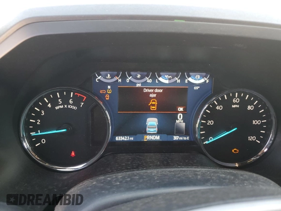 2022 Ford Expedition Max Limited with VIN 1FMJK2ATXNEA52616, listed as a Copart auction lot 48667025 with 63,342 mi miles and Salvage title. Bid and sale history available at DreamBid. Image 9.