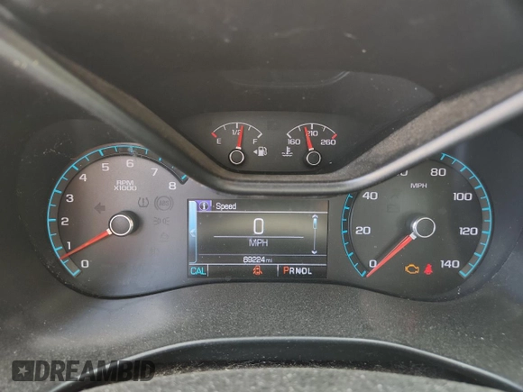 2017 Chevrolet Colorado 2WD LT with VIN 1GCGSCEN0H1244428, listed as a Copart auction lot 62574935 with 69,224 mi miles and Salvage title. Bid and sale history available at DreamBid. Image 9.